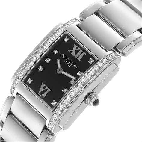 Patek Philippe Twenty~4 Steel & Diamond Forever Black 